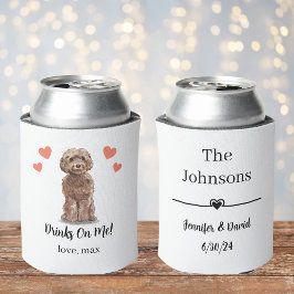 Aangepaste Cockapoo Pet Wedding Koelbox Blikjeskoeler