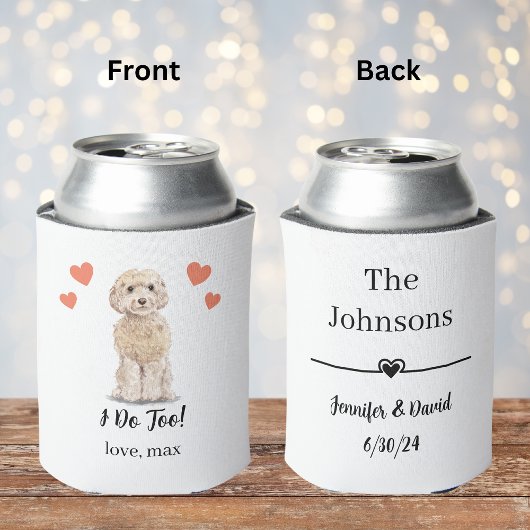 Aangepaste Cockapoo Pet Wedding Koelbox Blikjeskoeler