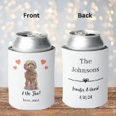Aangepaste Cockapoo Pet Wedding Koelbox Blikjeskoeler