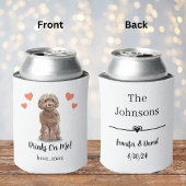 Aangepaste Cockapoo Pet Wedding Koelbox Blikjeskoeler