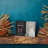 Aangepaste Cockatiel Foto Herdenking Fotoplaat (Zijkant)