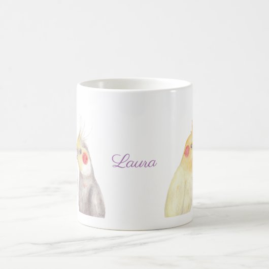 Aangepaste CockatielMok - Aangepaste Cockatielmok Koffiemok (Center)