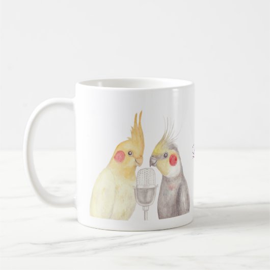 Aangepaste CockatielMok - Aangepaste Cockatielmok Koffiemok (Links)