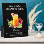 Aangepaste Cocktail Bar Sign Mai Tai Drink Fotoplaat (Zijkant)