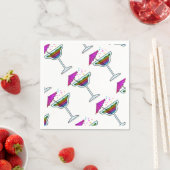 Aangepaste COCKTAIL SERVETTEN - MARGARITA ONTWERP (Insitu)