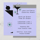 Aangepaste cocktailparty uitnodigingen (Voorkant / Achterkant)