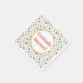 Aangepaste cocktails uit de middelbare eeuw Oranje Servet (Hoek)