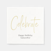 Aangepaste cocktailservetten servet (Voorkant)