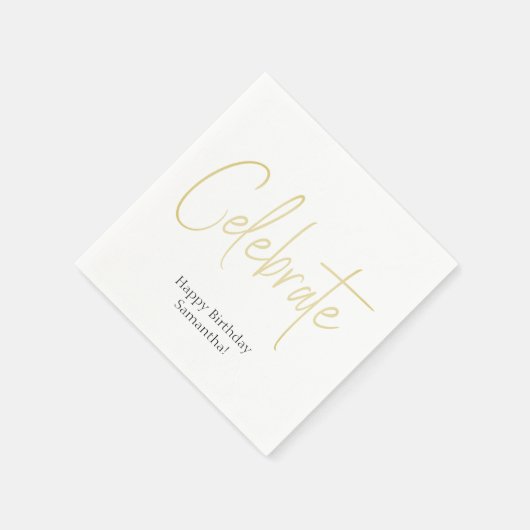 Aangepaste cocktailservetten servet (Hoek)