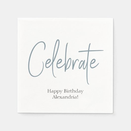 Aangepaste cocktailservetten servet (Voorkant)