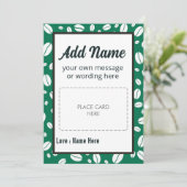 Aangepaste Coffee Gift Card Houder Feestdagenkaart (Staand voorkant)