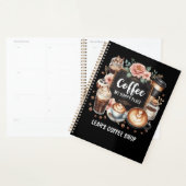 ☕Aangepaste Coffeecore Keuken Cafe Coffee Happy Pl Planner (Display)