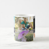 Aangepaste Collage 6 Foto's, speciaal gepersonalis Koffiemok (Center)