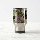 Aangepaste Collage 6 Foto's, speciaal gepersonalis Reisbeker (Center)