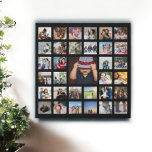 Aangepaste Collage Imitatie Canvas Print<br><div class="desc">33 Fotosjabloon Gepersonaliseerde op maat gemaakte Collage faux canvas muurkunst van Ricaso - perfecte aandenken - verander de achtergrondkleur door te klikken op "verder aanpassen"</div>