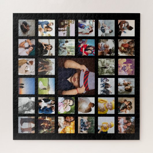 Aangepaste Collage Legpuzzel (Horizontaal)