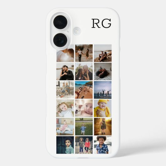 Aangepaste Collage maakt uw eigen unieke Case-Mate iPhone Case (Achterkant)