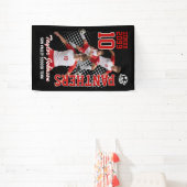 Aangepaste collage met foto van senior voetbalspel spandoek (Insitu)