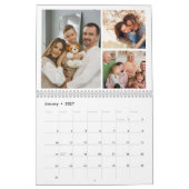 Aangepaste Collage Moderne Familie - 40 Foto 2025 Kalender (Jan 2027)
