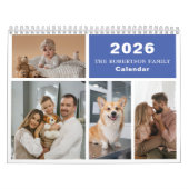 Aangepaste Collage Moderne Familie - 40 Foto 2025 Kalender (Hoes)