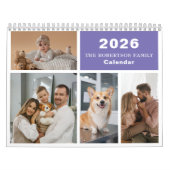 Aangepaste Collage Moderne Familie - 40 Foto 2025 Kalender (Hoes)