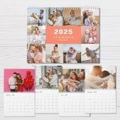 Aangepaste Collage Moderne Familiefoto 2025 Kalender