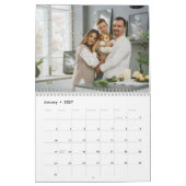 Aangepaste Collage Moderne Familiefoto 2025 Kalender (Jan 2027)