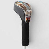 Aangepaste collage van 6 foto's  golfheadcover (Schuin)