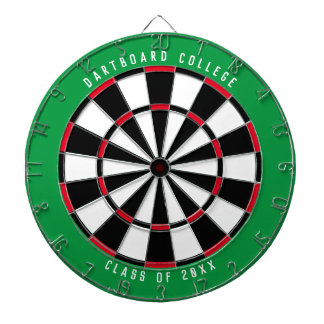 Aangepaste College-klasse van 20XX Groen Dartbord
