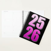 Aangepaste College Semester Roze Persoonlijke Plan Planner (Display)