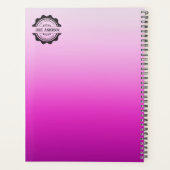 Aangepaste College Semester Roze Persoonlijke Plan Planner (Achterkant)