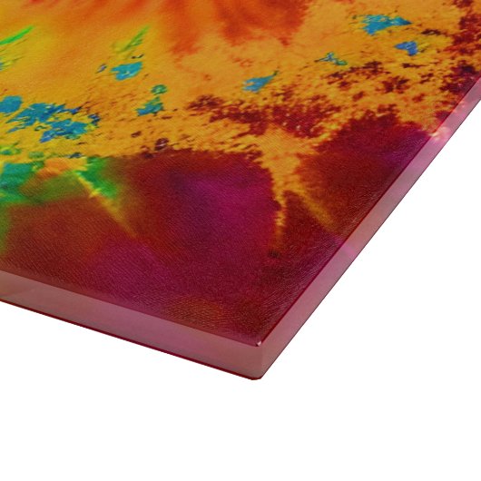Aangepaste Colorburst Board glazen snijplank (Hoek)