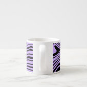 Aangepaste Colors Waves Espresso Cup - Paars Kop (Achterkant)