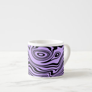 Aangepaste Colors Waves Espresso Cup - Paars Kop