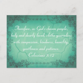 Aangepaste Colossians 3:12 Kindness Bible Vine Briefkaart