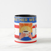 Aangepaste combo-Mok – Kleurenvelg en handvat Mok (Midden)