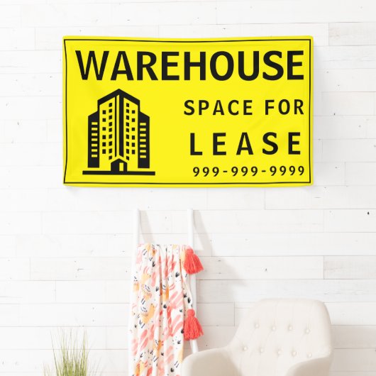 Aangepaste commerciële magazijnruimte voor lease spandoek (Insitu)