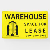 Aangepaste commerciële magazijnruimte voor lease spandoek (Horizontaal)