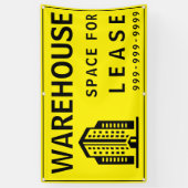 Aangepaste commerciële magazijnruimte voor lease spandoek (Verticaal)