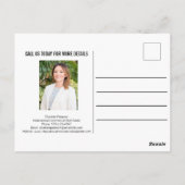 Aangepaste Commerciële Onroerende Goederen Briefkaart (Achterkant)