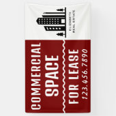Aangepaste commerciële ruimte te huur Professional Spandoek (Verticaal)