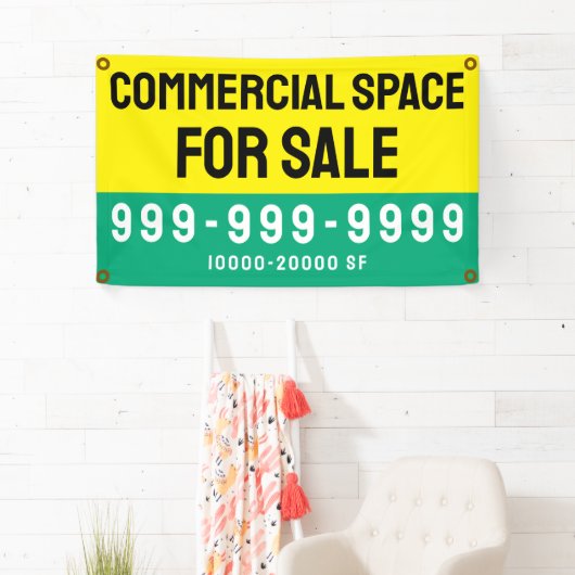 Aangepaste commerciële ruimte te huur Professional Spandoek (Insitu)