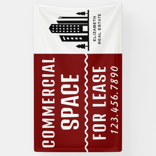 Aangepaste Commerciële Ruimte voor Lease Professio Spandoek (Verticaal)