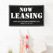 Aangepaste commerciële ruimte voor leasebedrijf spandoek (Insitu)