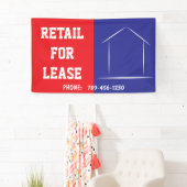 Aangepaste commerciële winkelruimte voor lease spandoek (Insitu)