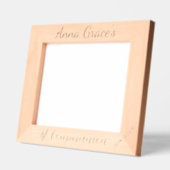 Aangepaste communie, doop, minimalistisch, 10x8" gegraveerde lijstjes (Links)