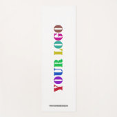 Aangepaste Company Logo en Tekst Business Yoga Mat (Voorkant)