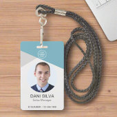 Aangepaste Company Logo Photo Employee ID Badge