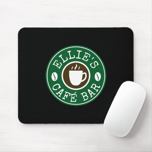 Aangepaste computer muismat voor barista voor koff (Met muis)