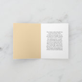 Aangepaste condoleance bericht Kaart voor verlies  (Binnen)